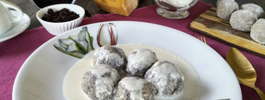 gnudi di ricotta al caffè