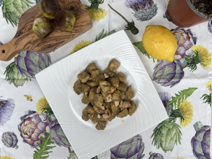 ilaria-bertinelli-gnocchi-di-polenta-ai-carciofi