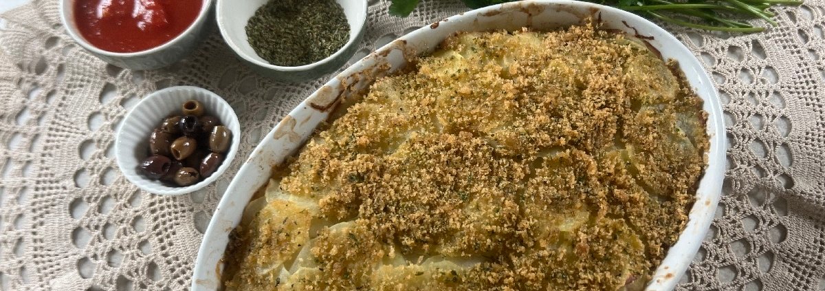 ilaria-bertinelli-torta-di-baccalà-gratinata